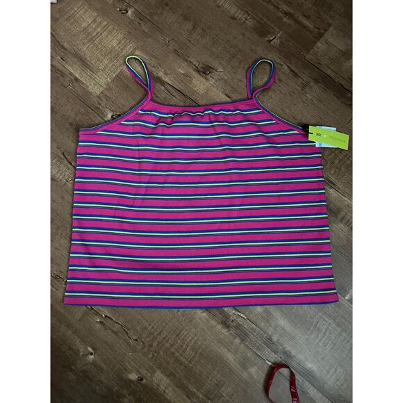 ⭐️3️⃣ for $20 ⭐️ BP Wildfang Striped tank top 1X - Picture 3 of 3